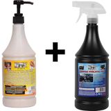 Sanayi Kimya Granüllü El Temizleme Kremi ( Sabunu ) 1 kg & Torpido Parlatıcı Süt 500 ml
