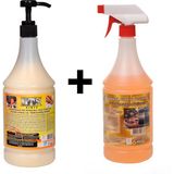 Sanayi Kimya Ponza'lı (Talaşlı) El Temizleme Kremi ( Sabunu ) 1 kg & Susuz Motor Temizleyici 1 Litre