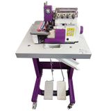 Sanayi Tipi 4 İplik Overlok Makinesi Evde Kullanım İçin Mini Tip