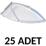 Sanayi Tipi Alüminyum Teflon Ütü 25'li Set, Dayanıklı ve Güçlü Performans - 1BW-Beyaz - Seçenek 1