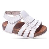 Sanbe 511 Z 2005 Çocuk Deri Sandalet Beyaz