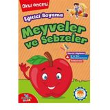 Sancak Çocuk Eğitici Boyama - Meyveler ve Sebzeler