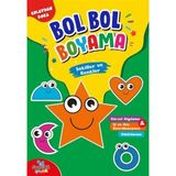 Sancak Çocuk Şekiller ve Renkler - Kolaydan Zora Bol Bol Boyama