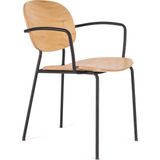 Sancaklı Design Harigariga Vondel Siyah Dışbudak Sandalye - Standart