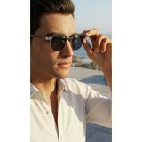 Sanches Geometrik Polarize Güneş Gözlüğü 54 Mm Modern Retro Tasarım Premium Polarize Cam 54 Mm