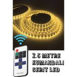 Sanctum 2,5 Metre Kumandalı Şerit Led Gün Işığı 12V Adaptörlü