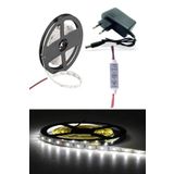 Sanctum Mutfak Dolabı Için 5 Mt Beyaz Şerit Led 12v Adaptörlü Dimmer Kontrol Devreli