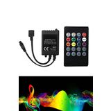 Sanctum Müziğe ve Sese Duyarlı Rgb Şerit Led Kumandası (Siyah)