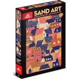 Sand Art Yetişkin Kum Boyama Seti - Evler
