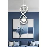 Sand Krom 3 Renk Modern Sarkıt LED Avize