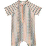 Sand Mother Uv Korumalı Bebek & Çocuk Tek Parça Mayo - 1 - 1,5 Yaş - Turuncu - Yeşil
