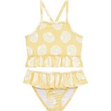 Sand Mother Uv Korumalı Fırfırlı Kız Çocuk Bikini Takımı - 4 - 5 Yaş - Sarı