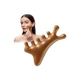 Sandal Ağacı Gua Sha, Masaj Aleti Yüz & El & Tüm Vücut & Saç Bakım No:4