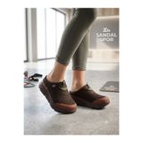 sandal spor Kadın Dolgu Taban Ortopedik File Sabo Doktor Hemşire Hastane Aşçı Terliği SS001-0278 Acı Kahve