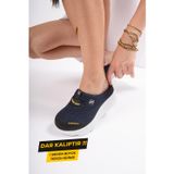 Sandal Spor Kadın Dolgu Taban Ortopedik File Sabo Doktor Hemşire Hastane Aşçı Terlik SS001-0278 LACİVERT