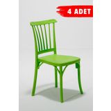 Sandalie 4 Adet Violet Yeşil Sandalye / Balkon-Bahçe-Mutfak