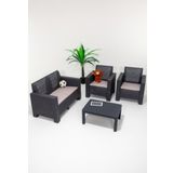 Sandalie Aksu 2+1+1+S Balkon&Teras Bahçe Mobilyası / Antrasit