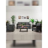 Sandalie Aksu 3+1+1+S Balkon&Teras Bahçe Mobilyası / Antrasit