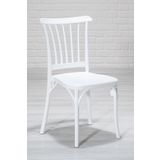 SANDALİE Home Violet 2 Adet Mutfak Balkon Bahçe Sandalye Beyaz