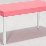 Sandalie Junior Dikdortgen Ergonomik Konforlu Anaokulu Kres Cocuk Masasi - Pembe