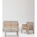Sandalie Lara / 2 1 S Bahçe Takımı Balkon - Bahçe - Teras Mobilyası / Cappucino