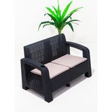 Sandalie Olimpos 2li Koltuk Balkon&Teras Bahçe Mobilyası / Antrasit