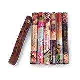 Sandalo, Lotus, Sandalo Vanillia, Bharath, Pure House, Myrrh Hediyeli 6X20 Tütsü - Çok Renkli - 120 Adet