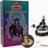 Sandalwood Sandal Ağacı Back Flow Geri Akış Tütsü 10 Lu - standart