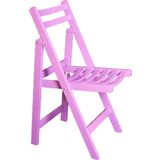 Sandalye 13784 Katlanır Az Yer İşgal Eder Araç Bagaj Kayın Ayak Parlak Lilac Ürün