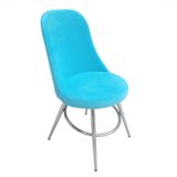 Sandalye 13804 Gonca Dökme-Sünger Metal Nikelaj Ayak1ad Babyface Kumaş El Yapım