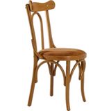 Sandalye 19802 Zus251 Kulak Sırtlık Model Bambu Kayın Ayak Açık Ceviz Renk El Yapım