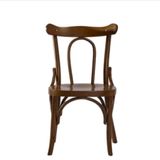 Sandalye 1985 Zus254 Bambu Sırtlık Model Siyah Renk Kayın Ayak Oval Otr El Yapım