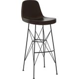 Sandalye Cafesi Ikon Küçük Rahat Bar Sandalye 75 cm - Siyah