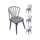 Sandalye Metal Delta 4 Adet Mutfak Sandalyesi
