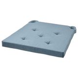 Sandalye Minderi Mavi Renk Meridyendukkan 35/42X40x4 Cm Ikea Cirt Cirtli Bantli