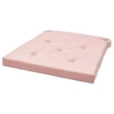 Sandalye minderi, pembe-beyaz, 42/35x40x4 cm