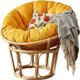Sandalye Minderleri - Dış Mekan Yuvarlak Hamak Sandalye Minderi 160 x 160 cm - Su geçirmez, Güneşe Dayanıklı Yumurta Salıncak Sandalyeler için Yedek - Yıkanabilir, Bahçe ve Balkon Rahatlaması için