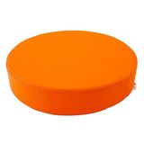 Sandalye Minderleri - Yuvarlak Dış Mekan Koltuk Minderleri - 35 cm Kaymaz Köpük Sandalye ve Tabure Minderleri, Yumuşak ve Rahat, Yıkanabilir, Veranda, Bahçe, Dış Mekan Mobilyaları için İdeal (Turuncu