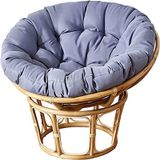 Sandalye Minderleri—Su Geçirmez Dış Mekan Hamak Sandalye Minderi 170x170 cm, Güneşe Dayanıklı ve Yıkanabilir, Yumurta ve Salıncak Sandalyeleri Asmak için Mükemmel, Bahçe ve Balkon Yedek Aksesuarı