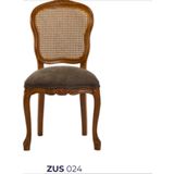 Sandalye St 19761 Zus024 Hasır Sırt Model Kayın Oyma Çizgi Ayak Kahverengi Döşeme