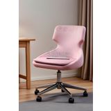SandalyeDeposu Simge Ofis Ve Çalışma Koltuğu (Pembe Kumaş)