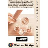 #Sandalyekoruyucu İz Bırakmaz Keçe Esnek Şeffaf Silikon Yuvarlak Kare Sandalye Ayak Koruyucu 4 Adet