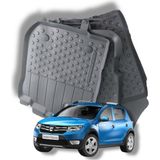 Sandero (2013-2020) Orjinal Mais Havuzlu Paspas Takımı - Sandero&sandero Stepway Uyumlu - Siyah