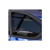 Sandero Yan Cam Sticker Oto Kapı 20 Cm X 7 Cm Hologram c28