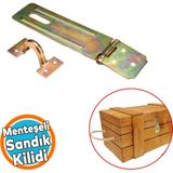 Sandık Kutu Askısı Menteşeli 25'Lik Kilit Tosba Kilit Asma Kilit Aparatı