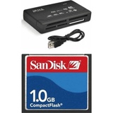 Sandisk 1 GB Compact Flash Hafıza Kartı USB 2.0 CF Kart Okuyucu