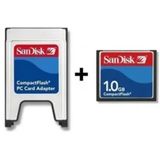 Sandisk 1 GB Compact Hafiza Kartı ve Sandisk PCMCIA Kart Okuyucu