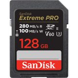 SanDisk 128GB Extreme PRO SDXC UHS-II Hafıza Kartı - C10, U3, V60, 6K, 4K UHD, SD Kart - SDSDXEP-128G-GN4IN