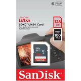 Sandisk 128GB SDHC Hafıza Kartı Ultra SDSDUNR-128G-GN3IN 100 MB/s Hız ve 4K Video Desteği Sunar