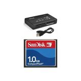 Sandisk 1Gb Compact Flash Hafıza Kartı Usb 2.0 Cf Kart Okuyucu